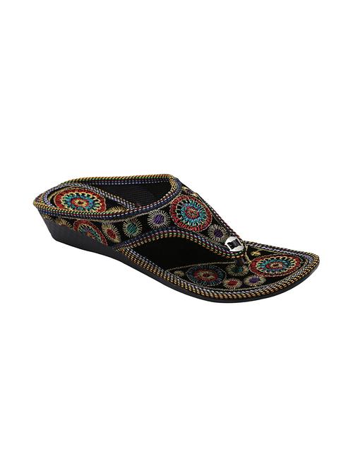 black embroidered sandal - 11449940 - Very Small Image - 1