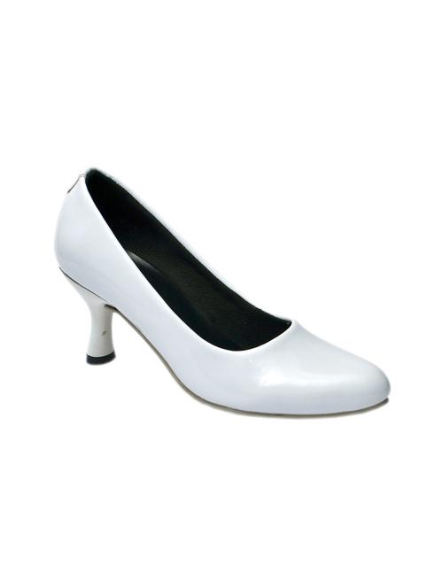 white patent leather slip on pumps - 11452485 - Very Small Image - 1