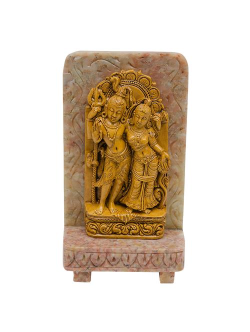 shiv parwati idol murti stone statue - 11454138 - Very Small Image - 1