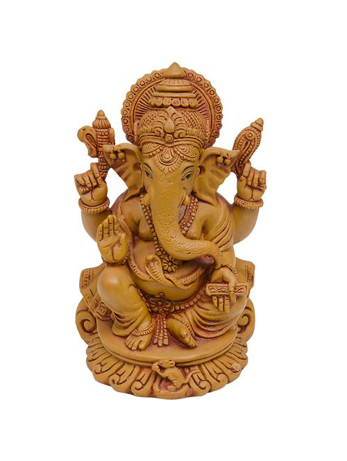 ganesh idol murti of polyresin - 11454148 - Very Small Image - 1