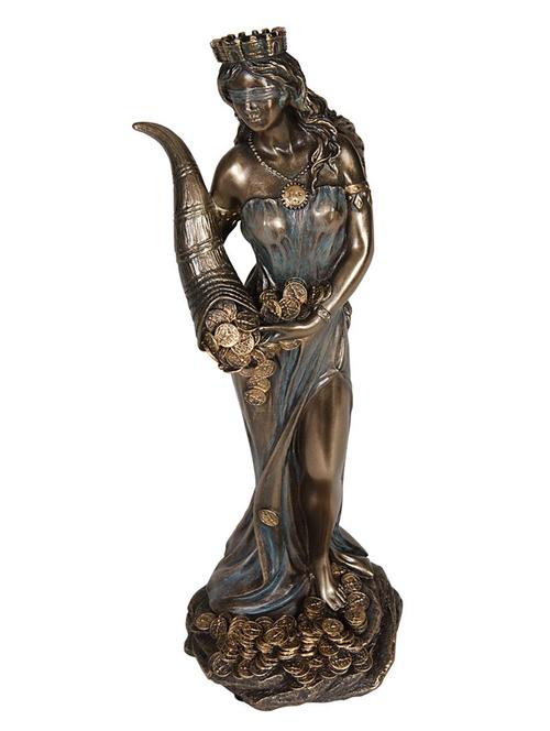 lady fortuna statue idol of bronze - 11455073 - Very Small Image - 1