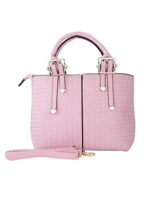 pink leatherette handbag - 11456078 - Very Small Image - 1