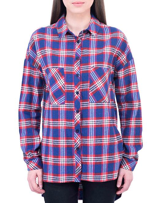 multi colored cotton regular shirt - 11459254 - Very Small Image - 1