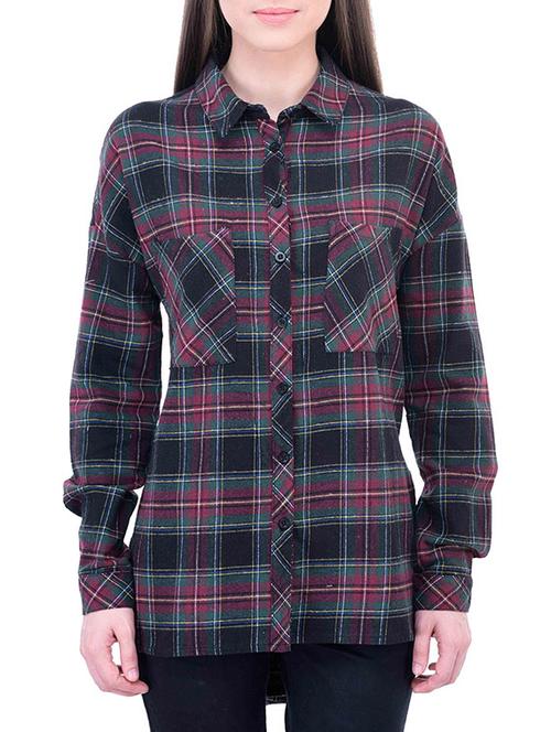 multi colored cotton regular shirt - 11459257 - Very Small Image - 1