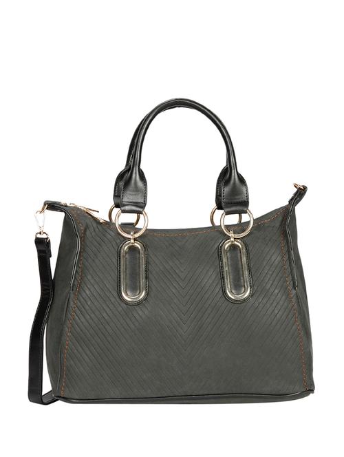 black leatherette handbag with sling - 11460049 - Very Small Image - 1