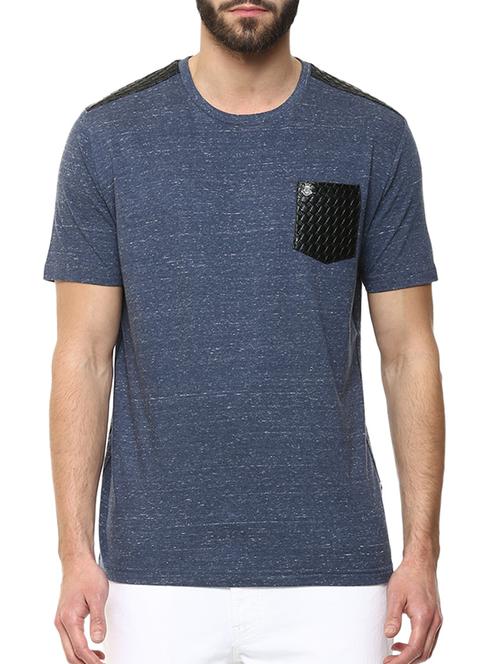 blue cotton tshirt - 11460409 - Very Small Image - 1