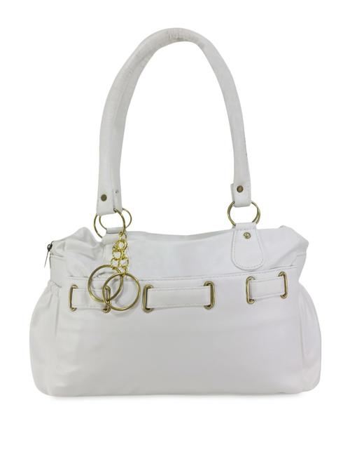 white pocket leatherette handbag - 1146098 - Very Small Image - 1