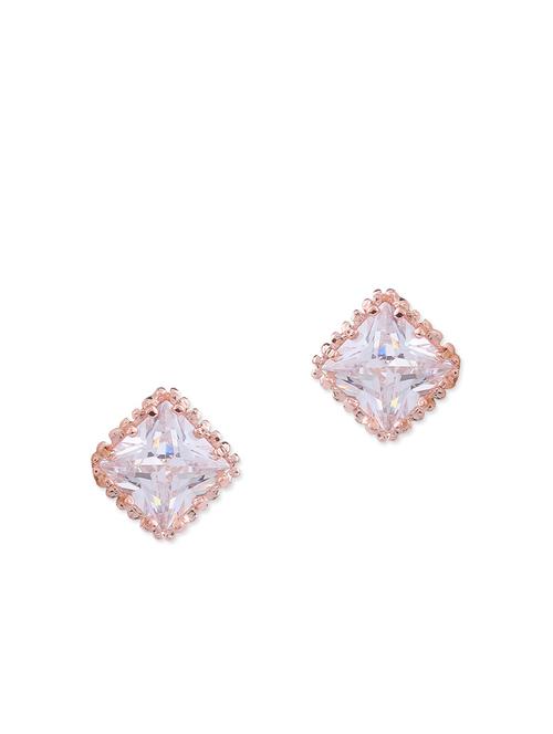 gold metal studs earring - 11461073 - Very Small Image - 1