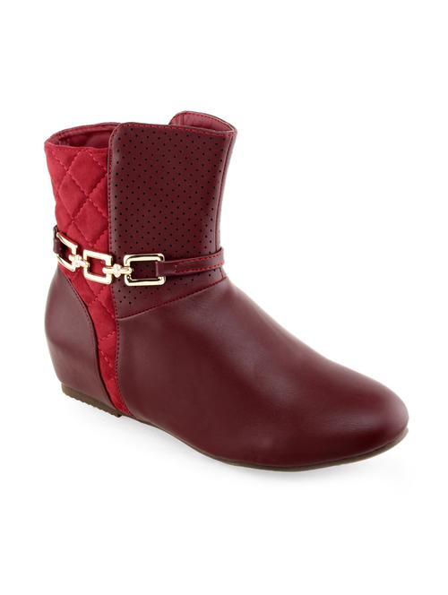 maroon ankle boot - 11461439 - Very Small Image - 1