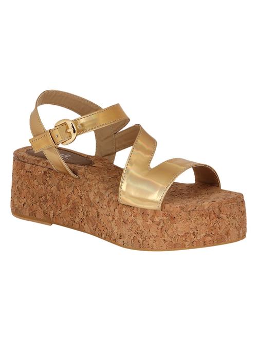 golden straps platform wedges - 1146191 - Very Small Image - 1