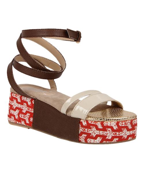 gladiator inspired strappy platform sandals - 1146192 - Very Small Image - 1