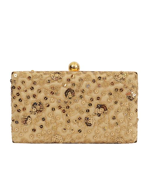 golden silk clutch - 11462725 - Very Small Image - 1