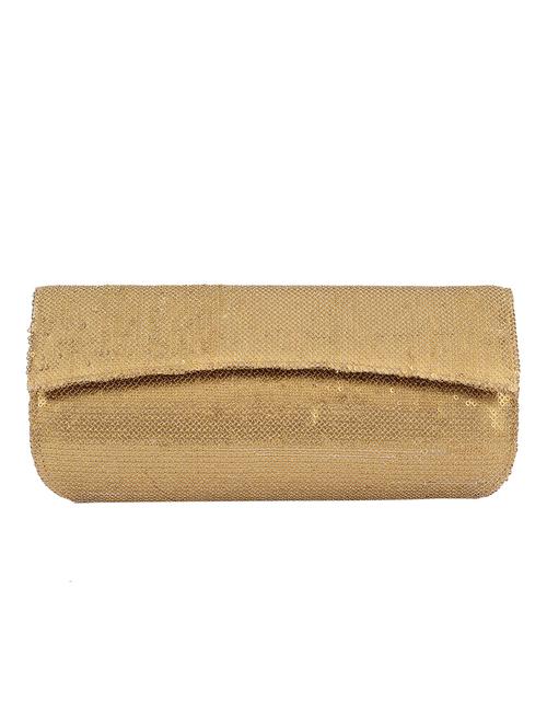 golden suede clutch - 11462749 - Very Small Image - 1
