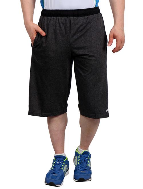 grey cotton three fourth pant - 11463215 - Very Small Image - 1