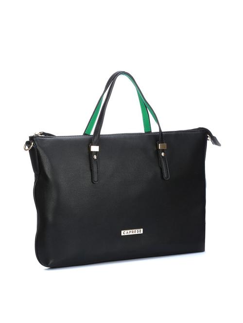 solid black leatherette handbag - 11466921 - Very Small Image - 1