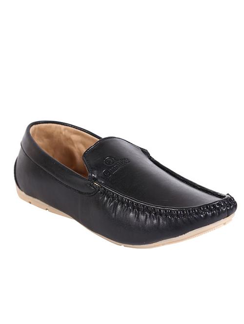 black synthetic slip on loafers - 11468205 - Very Small Image - 1