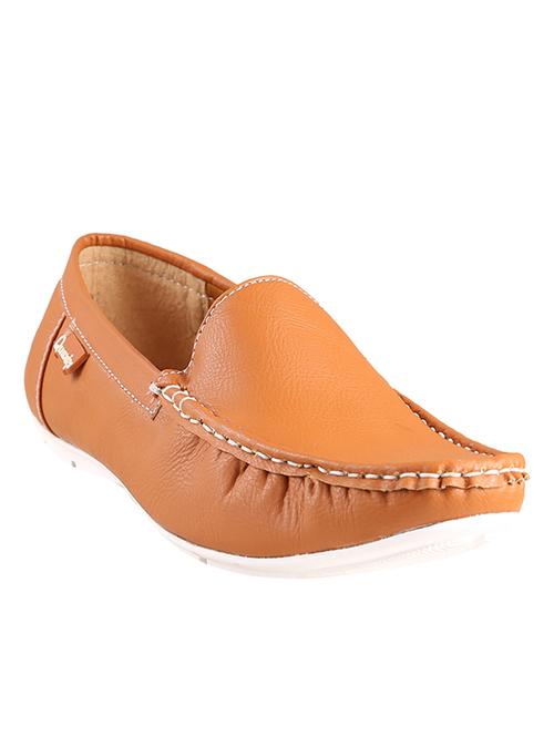 tan synthetic slip on loafers - 11468227 - Very Small Image - 1