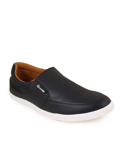 black leatherette casual slipon - 11468237 - Very Small Image - 1