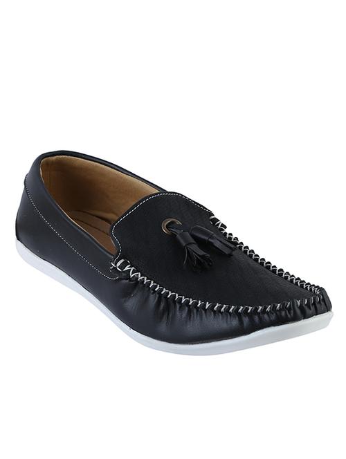 black synthetic slip on loafers - 11468241 - Very Small Image - 1