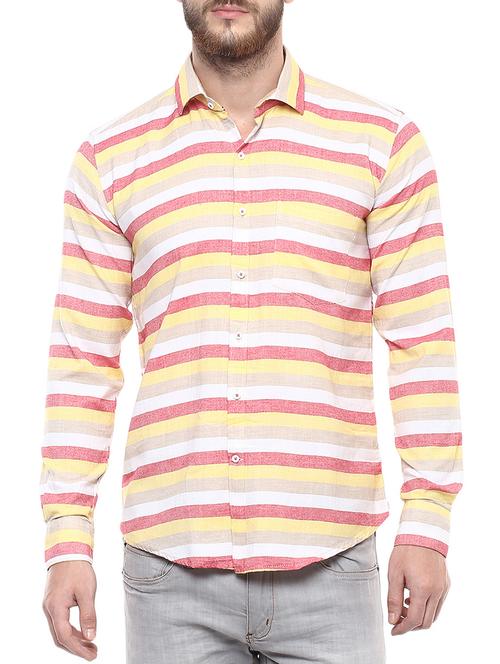 multi colored cotton casual shirt - 11468363 - Very Small Image - 1