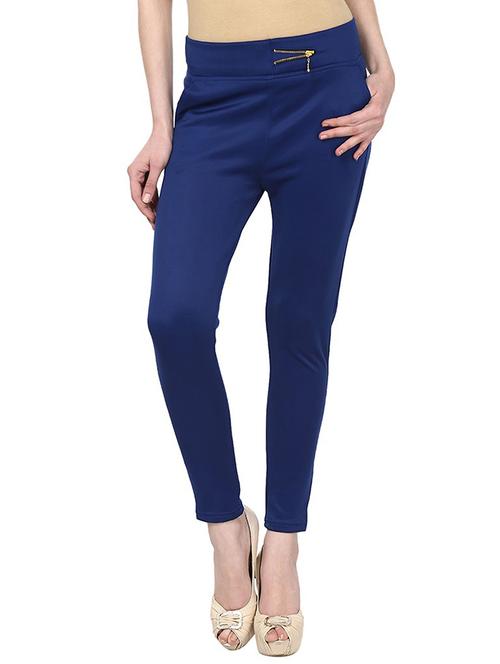 blue color, cotton jegging - 11468551 - Very Small Image - 1