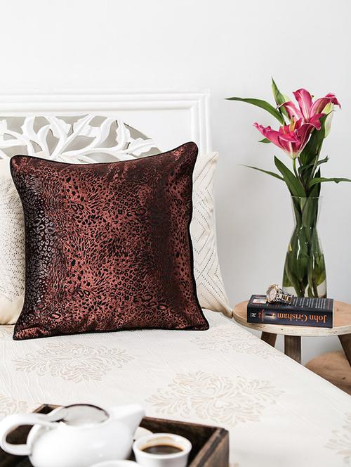 cheetah pattern printed multi color cushion cover 16"x16" 5 pcs set - 11481498 - Very Small Image - 1