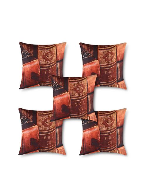 printed multi color cushion cover 16"x16" 5 pcs set - 11481609 - Very Small Image - 1