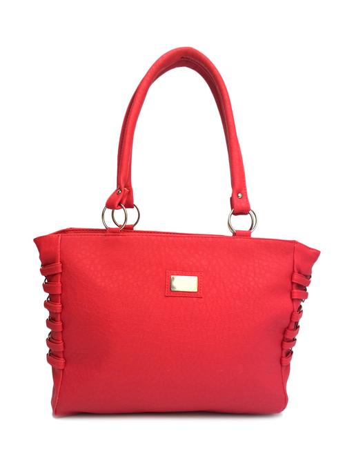 pink color, leatherette handbag - 11482876 - Very Small Image - 1