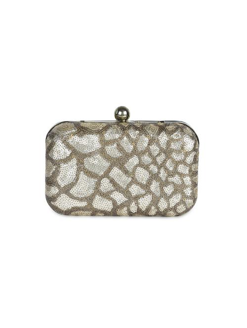 abstract sequined work box clutch - 1148658 - Very Small Image - 1
