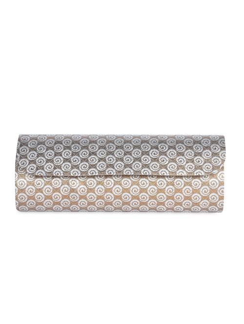 cylindrical spiral brocade pattern silk clutch - 1148672 - Very Small Image - 1