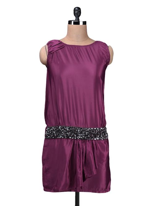 purple sequinned dress - 1148945 - Very Small Image - 1
