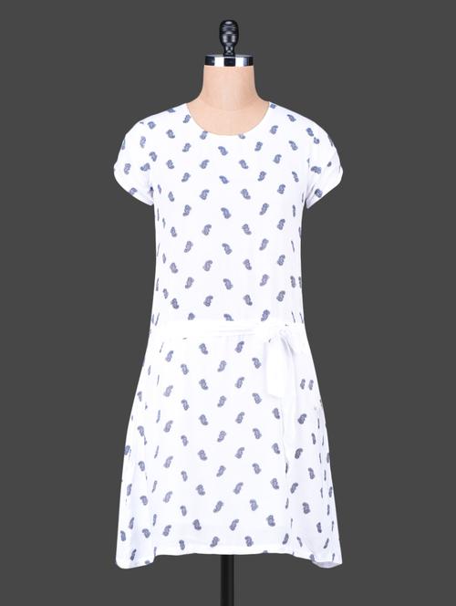 short sleeves printed dress - 1149097 - Very Small Image - 1