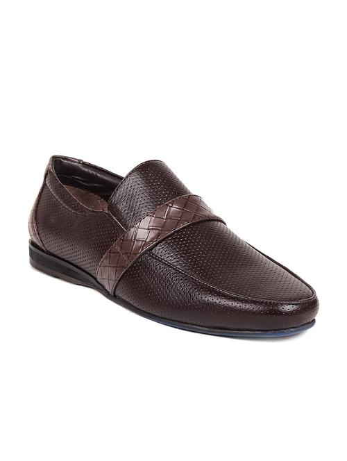 brown leatherette loafers - 11494034 - Very Small Image - 1