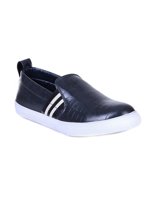 black leatherette loafers - 11494044 - Very Small Image - 1