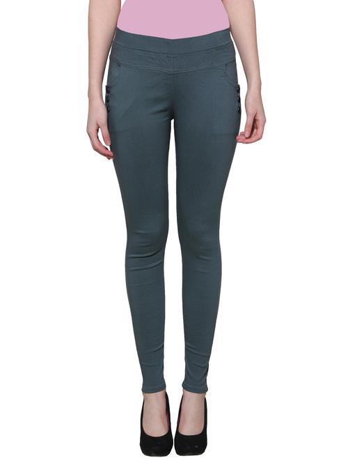 grey nylon jeggings - 11508354 - Very Small Image - 1