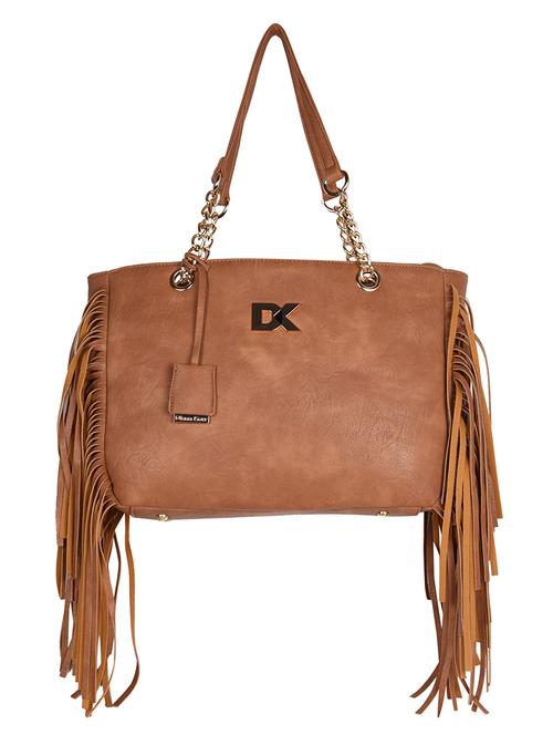brown leatherette handbag - 11510552 - Very Small Image - 1