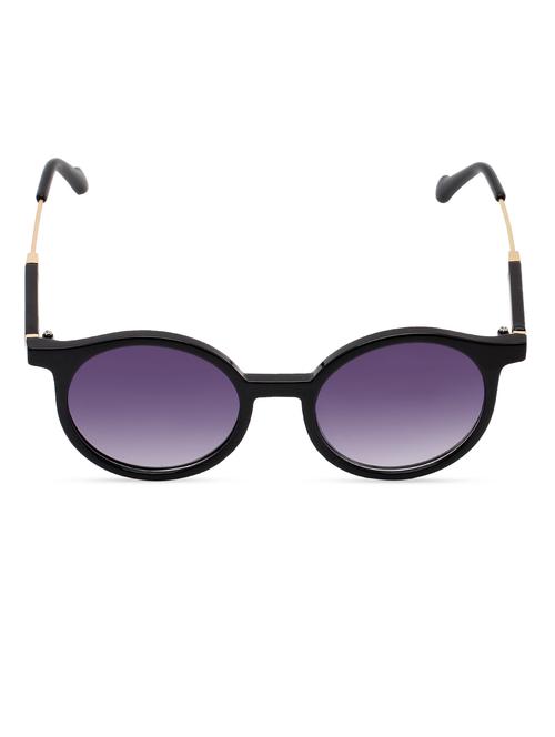 black frame round sunglasses - 1151136 - Very Small Image - 1