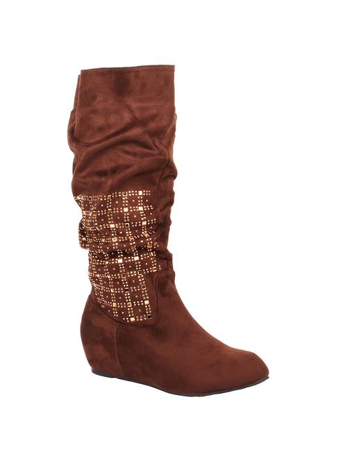 brown knee length boot - 11512144 - Very Small Image - 1