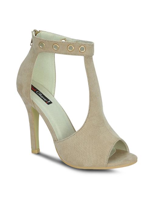 closed back thong beige leatherette stiletto - 11512987 - Very Small Image - 1