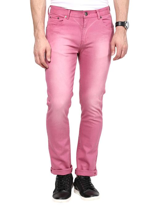 pink cotton jeans - 11516906 - Very Small Image - 1