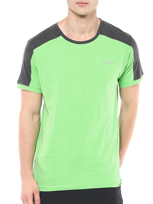 colour block cotton t-shirt - 11517447 - Very Small Image - 1