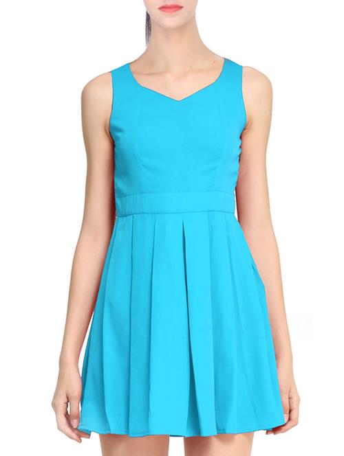 blue polyester dress - 11519473 - Very Small Image - 1
