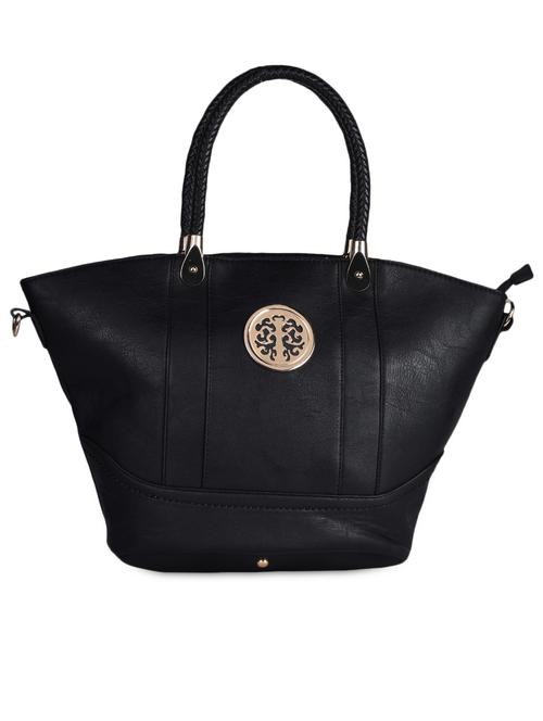 solid black embellished single pocket handbag - 1152231 - Very Small Image - 1