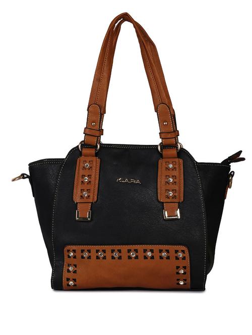black leatherette handbag - 1152507 - Very Small Image - 1