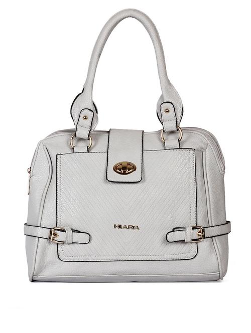 white artificial leather handbag - 1152523 - Very Small Image - 1
