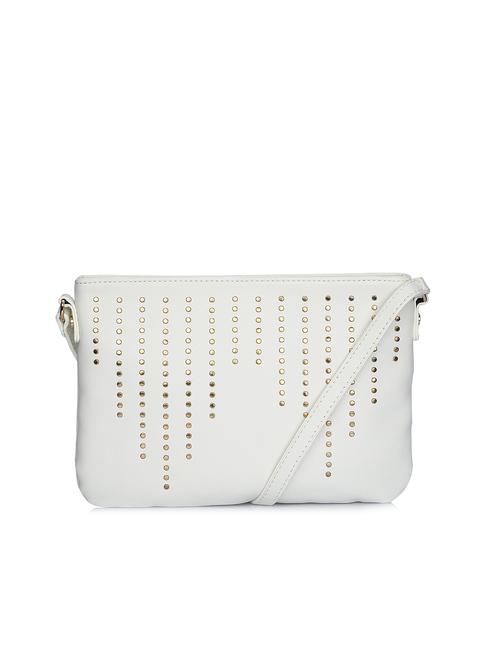 white leatherette (pu) sling bag - 11526475 - Very Small Image - 1