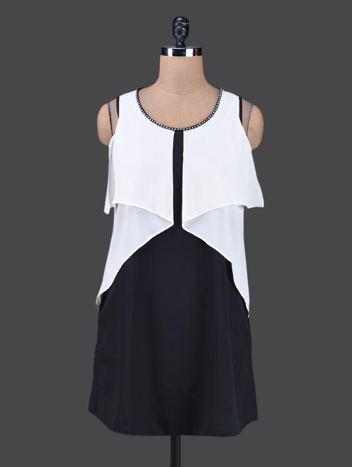 Colour block sleeveless dress - 1152675 - Very Small Image - 1