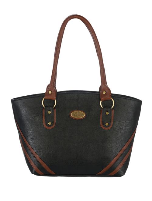black leatherette handbag - 11527025 - Very Small Image - 1