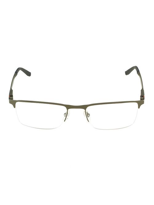 gun metal rectangle men eyeglass - 11528505 - Very Small Image - 1