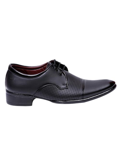 black faux leather formal shoes - 11529822 - Very Small Image - 1